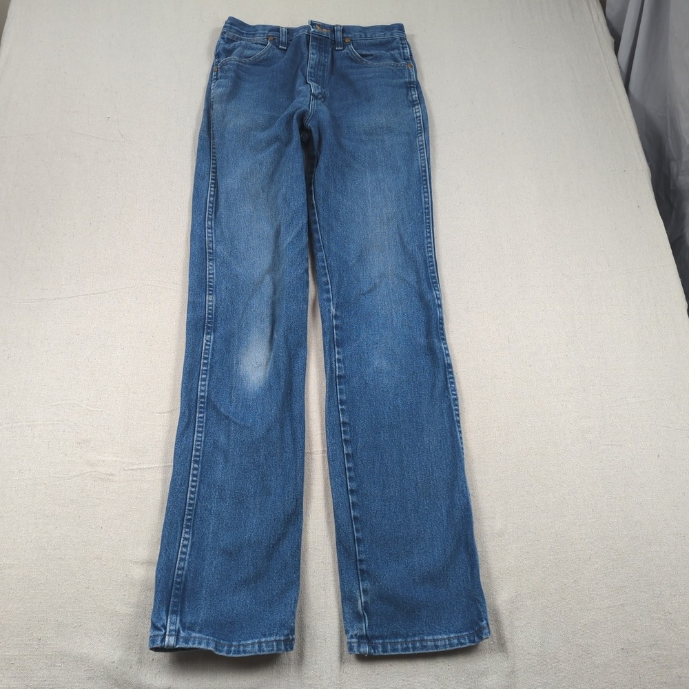 Wrangler Jeans Mens 30x36 Blue Cowboy Cut 936 Western Rancher Rodeo Faded